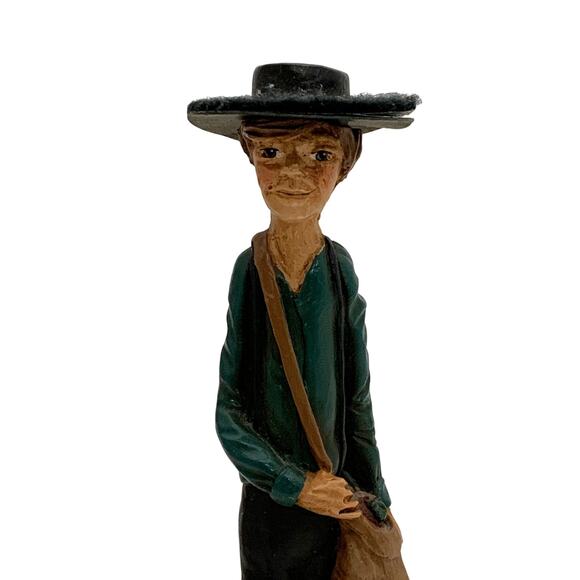 Jim Shore Amish Family Resin Figurines Farming Primitive Rustic Set of 4 1992 - Picture 12 of 16